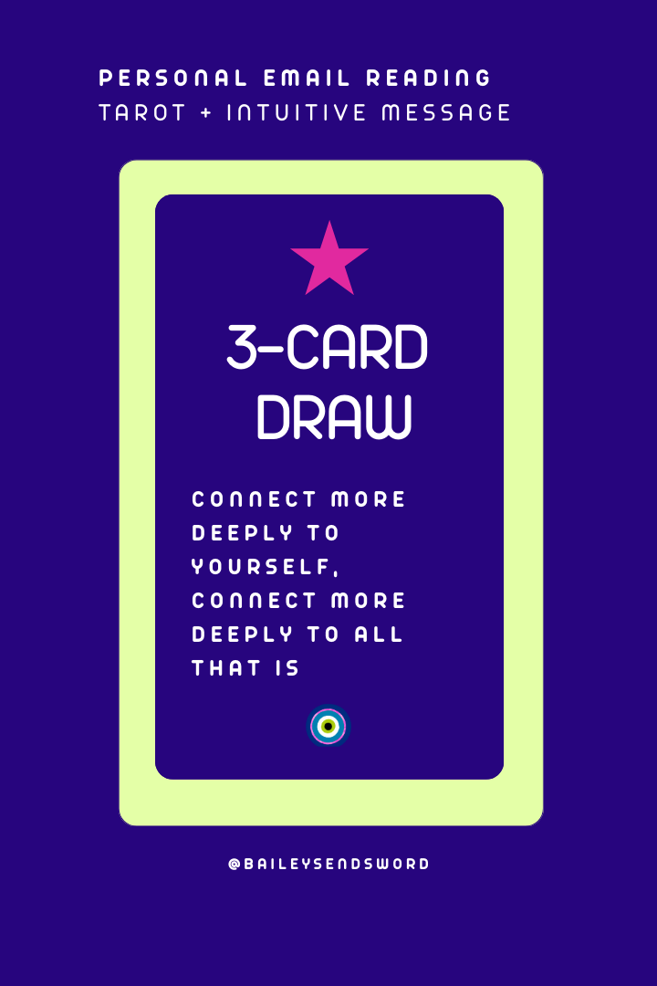 3-Card Tarot - Personal Email Reading