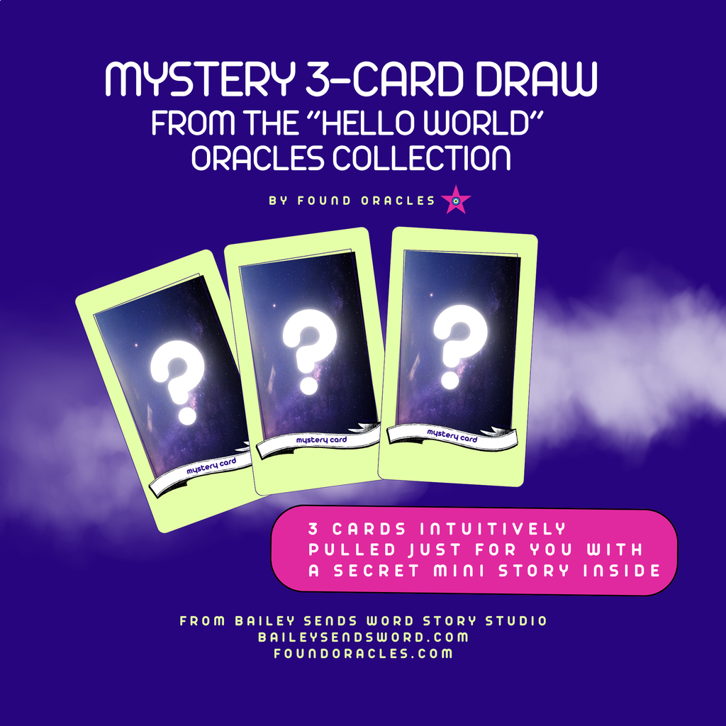 Mystery 3-Card Draw from The "Hello World" Collection {PRE-ORDER}