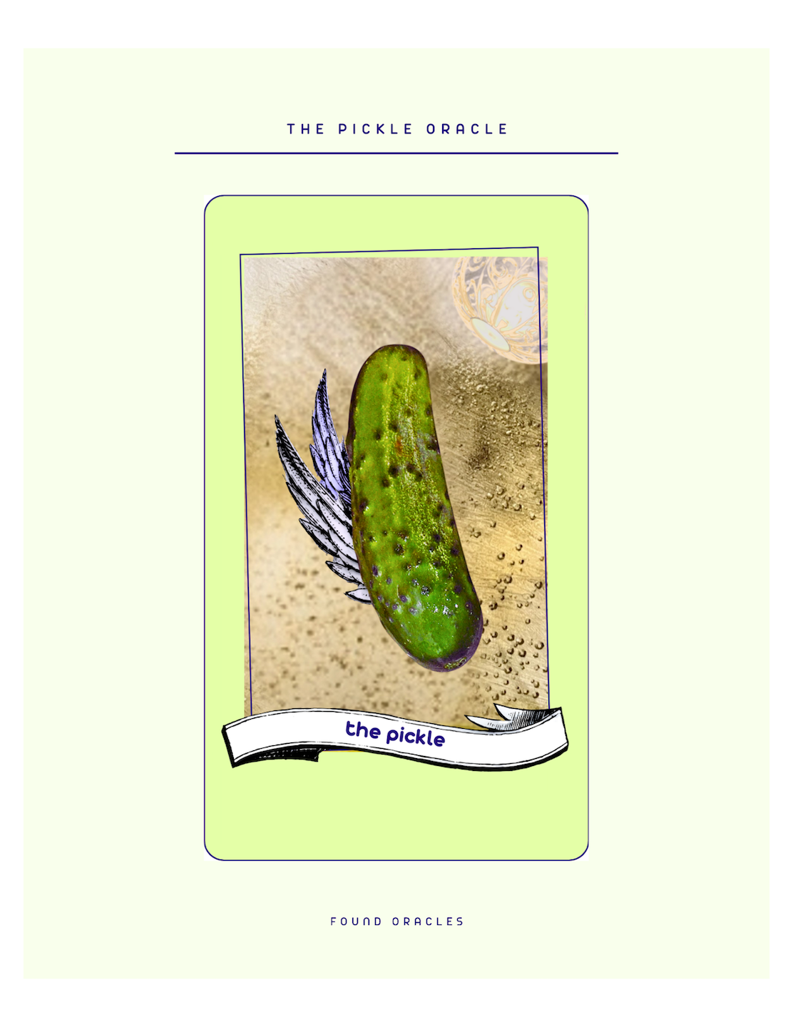 "Deliciously Transformed" Pickle Oracle Print - Downloadable Print