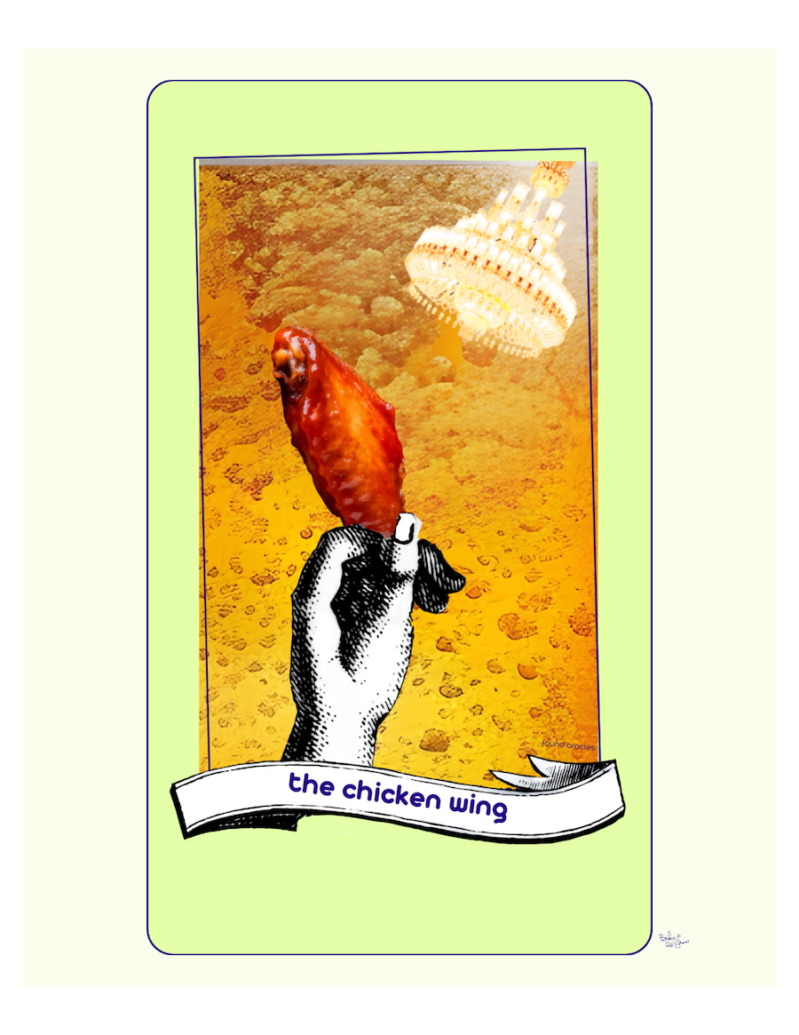 The Chicken Wing Oracle Art Print - Downloadable Print