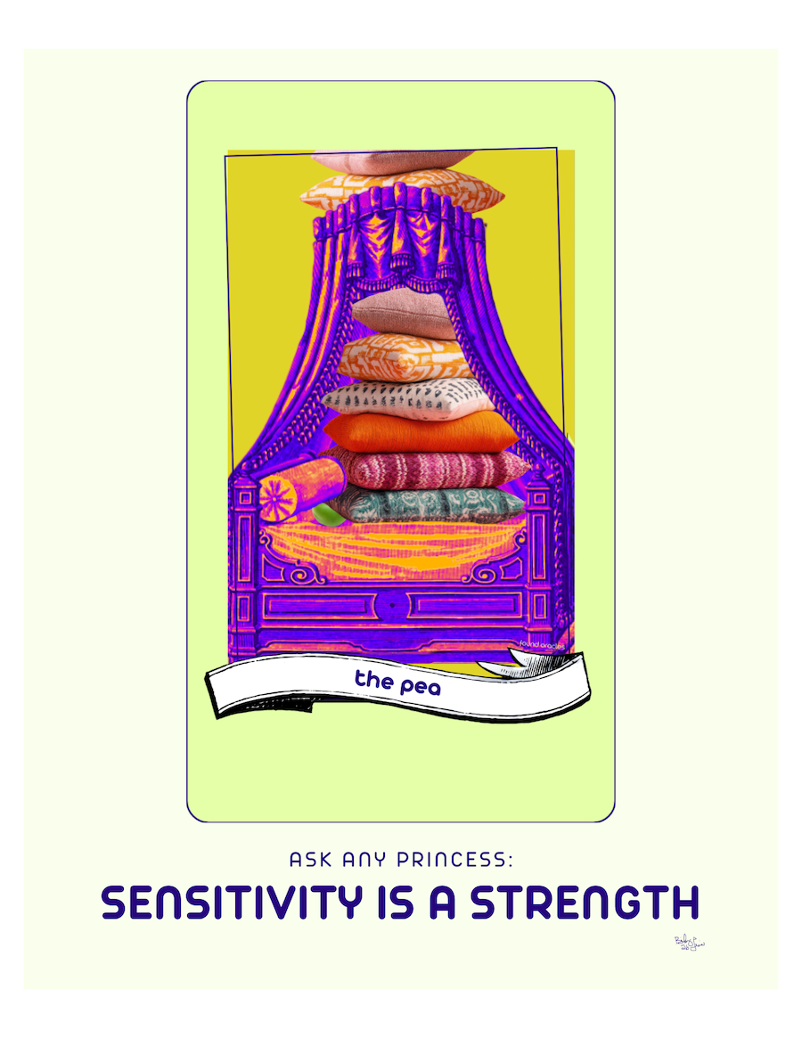 "Ask Any Princess" The Pea Oracle Message Print - Downloadable Print