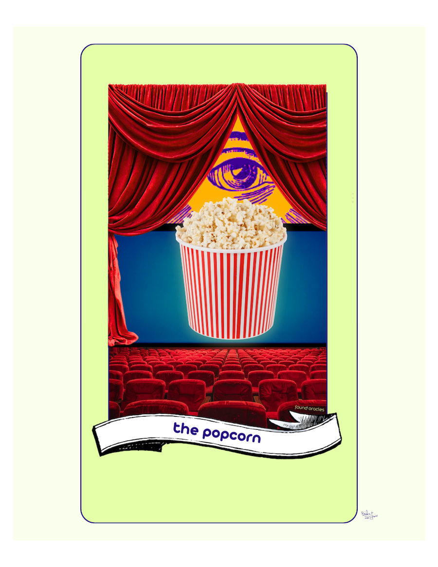 The Popcorn Oracle Art Print - Downloadable Print