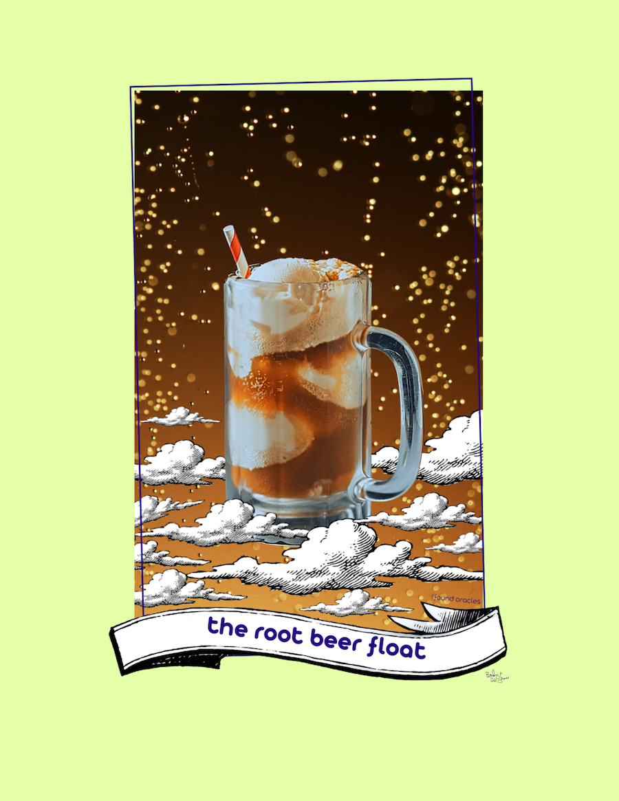"All of the Sweetness" Root Beer Float Oracle Message Print - Downloadable Print