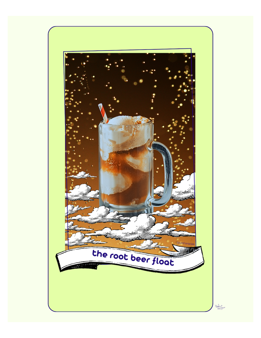 "All of the Sweetness" Root Beer Float Oracle Message Print - Downloadable Print