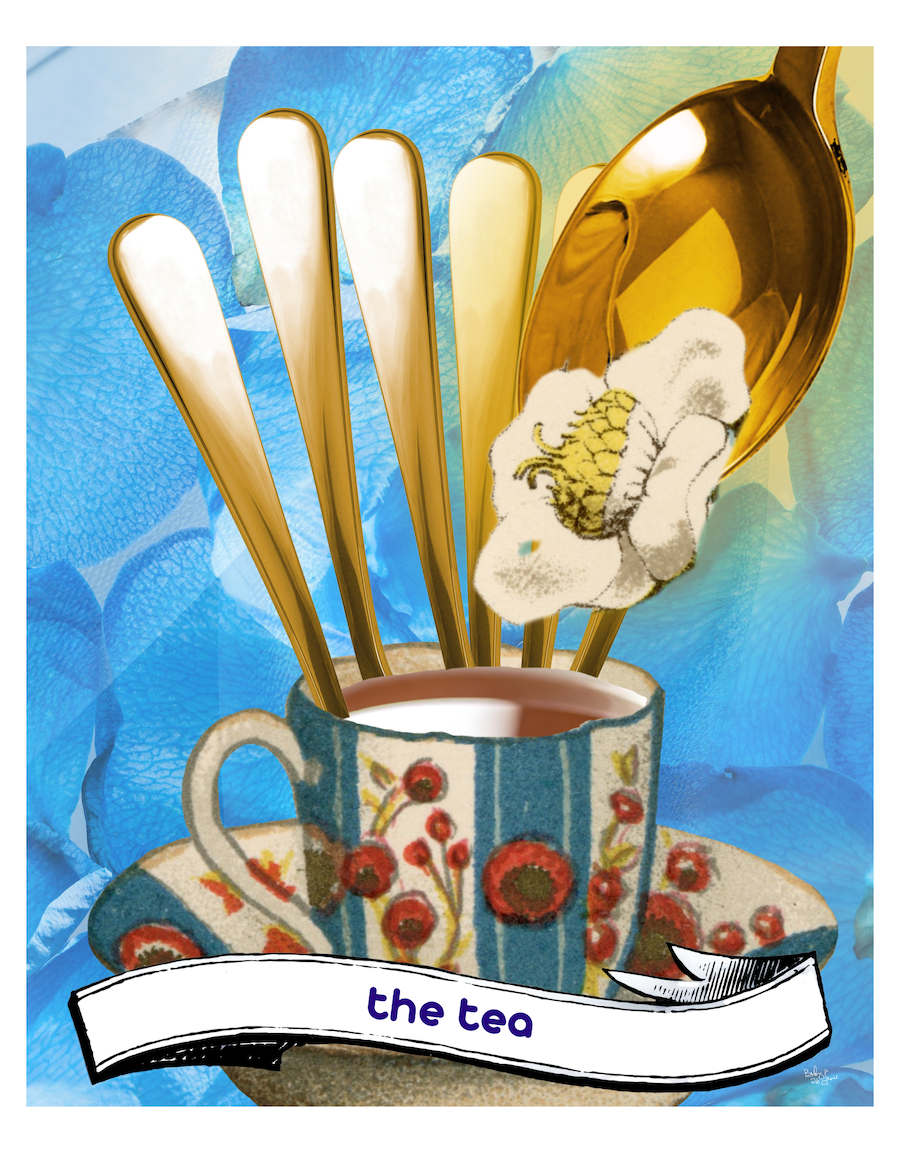 The Tea Collage Art Print {Digital Download}