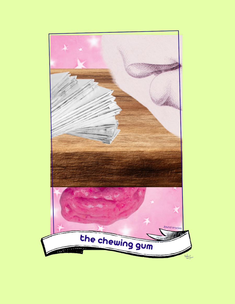 "Do Not Licky" The Chewing Gum Oracle Art Print - Digital Download