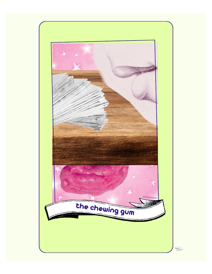 "Do Not Licky" The Chewing Gum Oracle Art Print - Digital Download