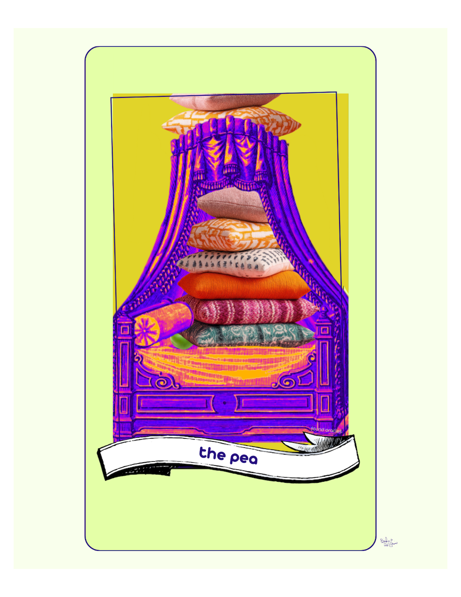 "Ask Any Princess" The Pea Oracle Art Print - Digital Download