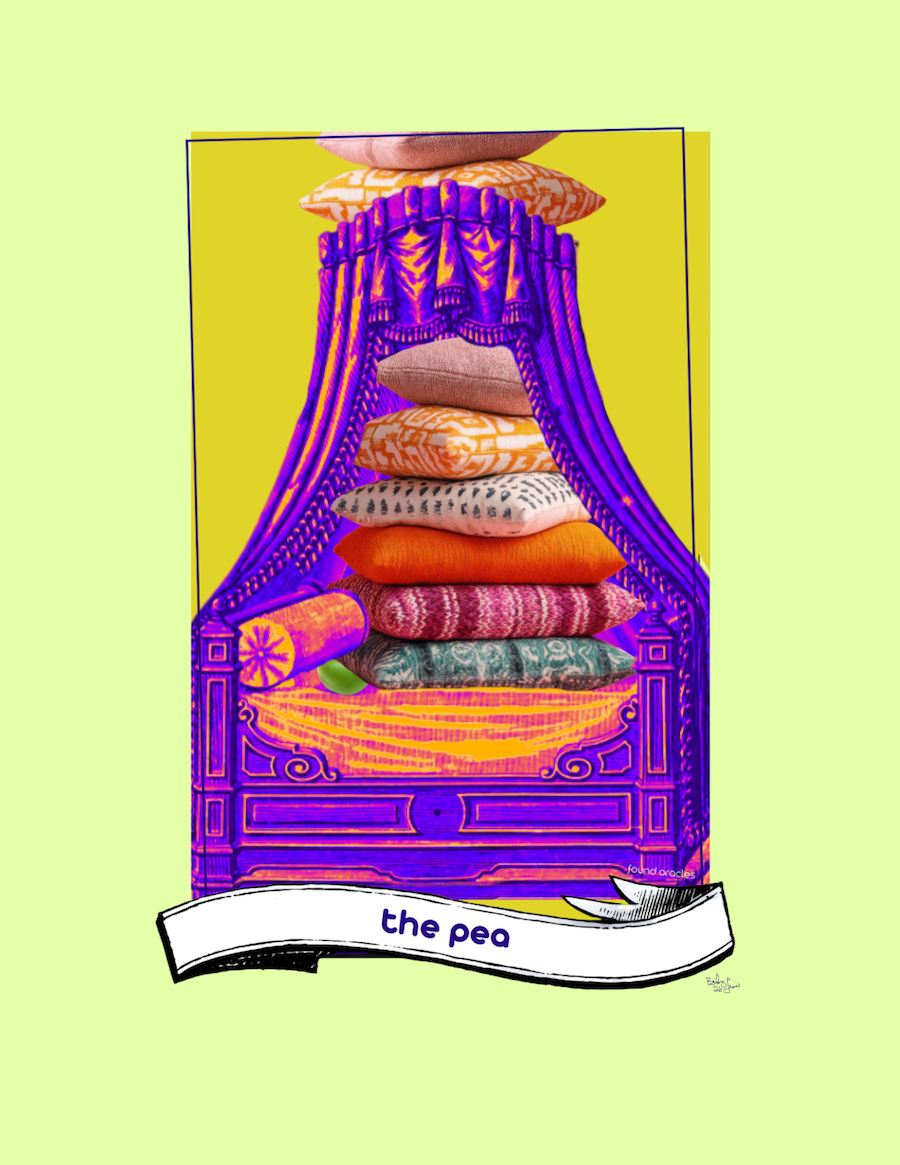 "Ask Any Princess" The Pea Oracle Art Print - Digital Download