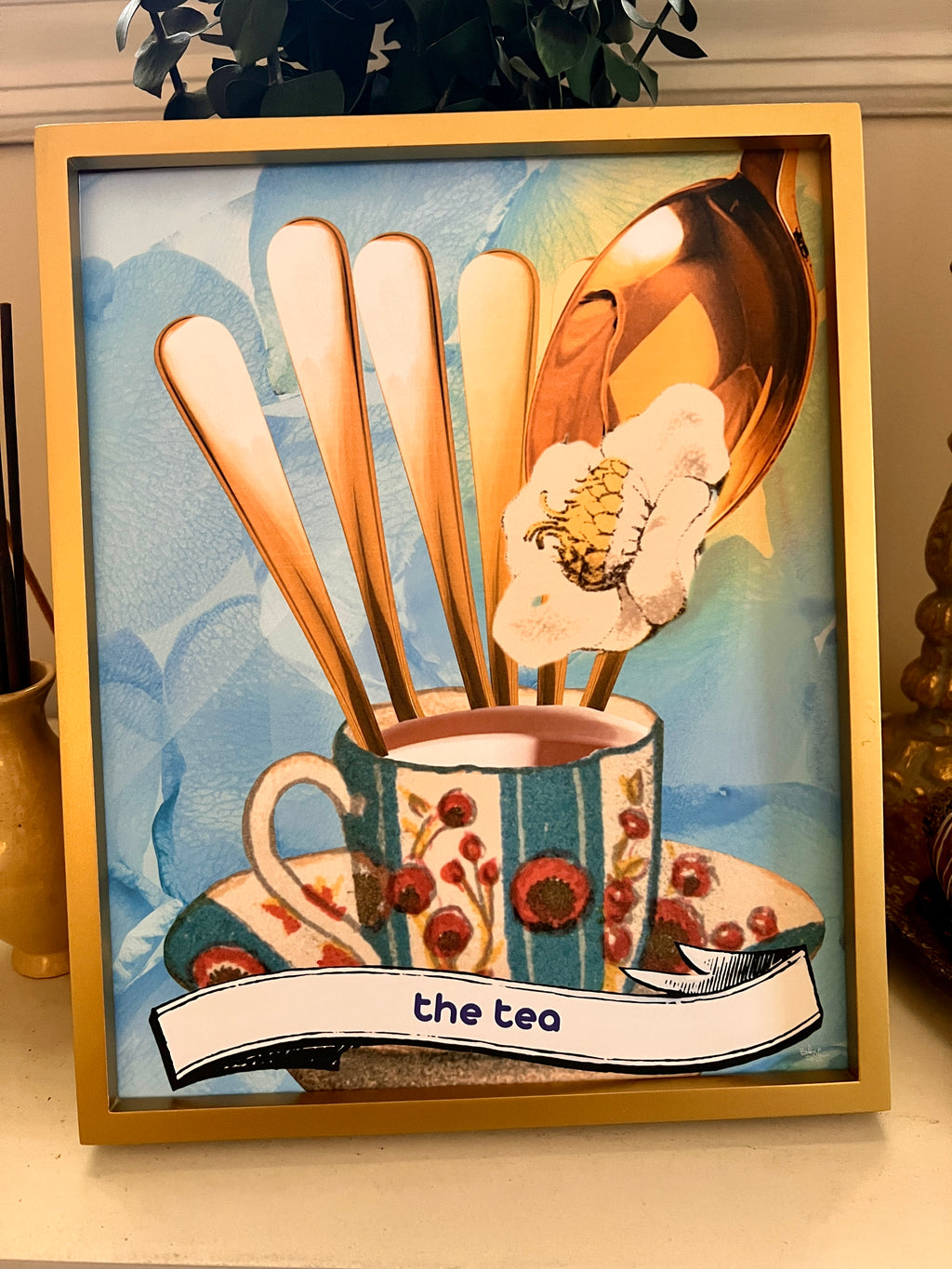 The Tea Collage Art Print {Digital Download}