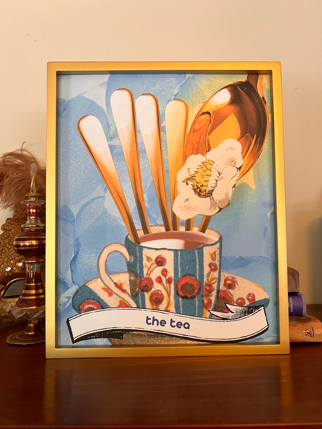 The Tea Collage Art Print {Digital Download}